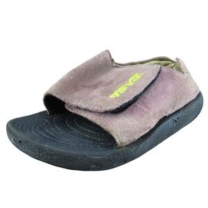 Teva‎ Boys Gladiator Shoes Red Leather Hook & Loop Size T 9 Medium